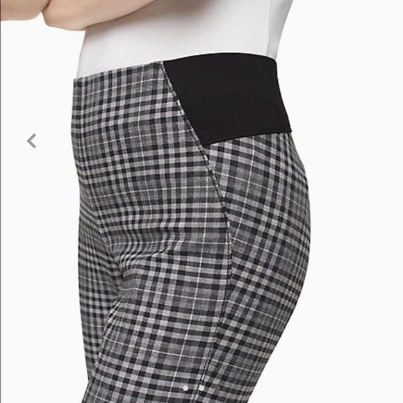 Calvin Klein plaid pull on ankle pants for women size S/P - Picture 3 of 7